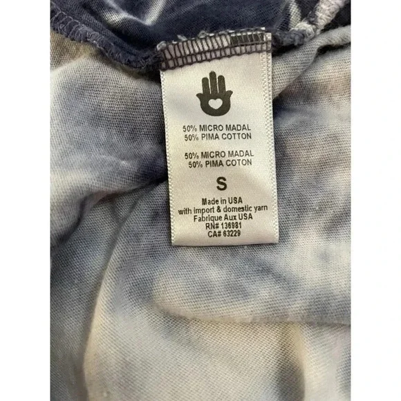 Spiritual Gangster Blue Tie Dye Muscle Tank Size small - Picture 3 of 4